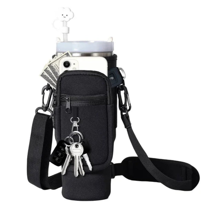 Adjustable Strap Tumbler Carrier Bag