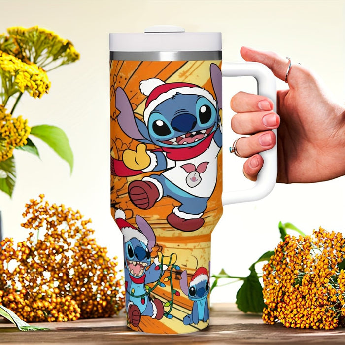 Stitch Tumbler With Lid And Straw