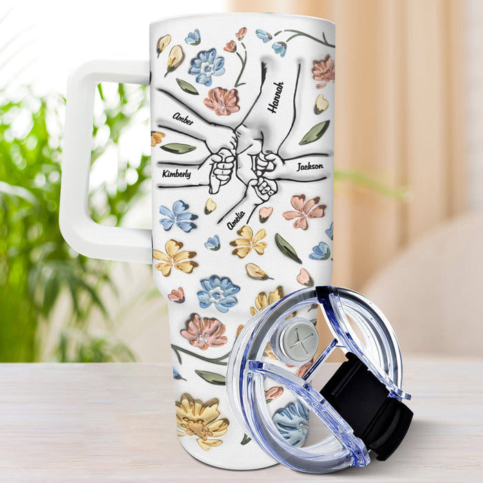 I Will Always Protect You Printed  Personalized Tumbler With Straw