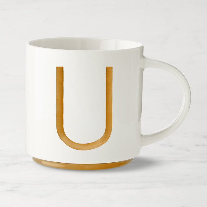 15oz Coffee Mug With A To Z Print - Mineral Mug