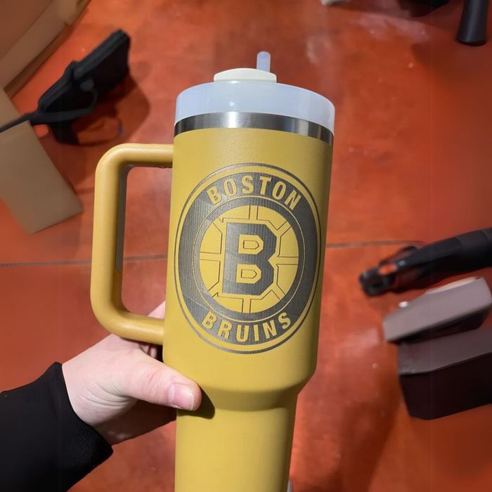 Boston Bruins Insulated Tumbler With Logo Print