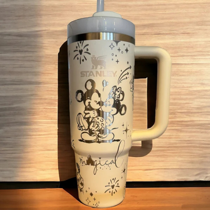 Mickey Mouse Theme Engraved Tumbler 40 oz