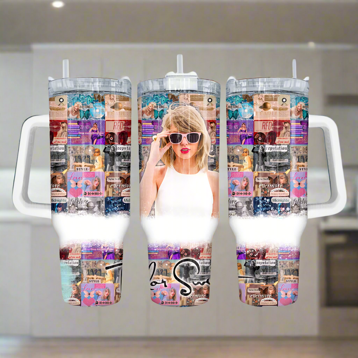 Music Icon Inspired 40oz Tumbler Design