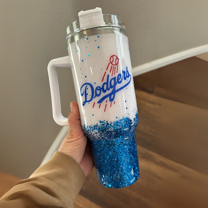 Baseball Team Los Angeles Dodgers Logo Printed Tumbler