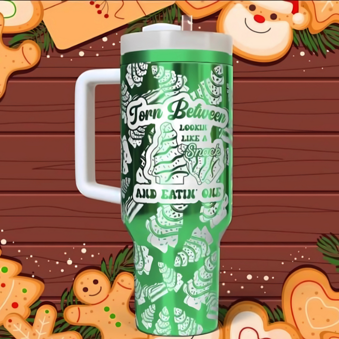 Festive Holiday Treats Printed 40oz Tumbler