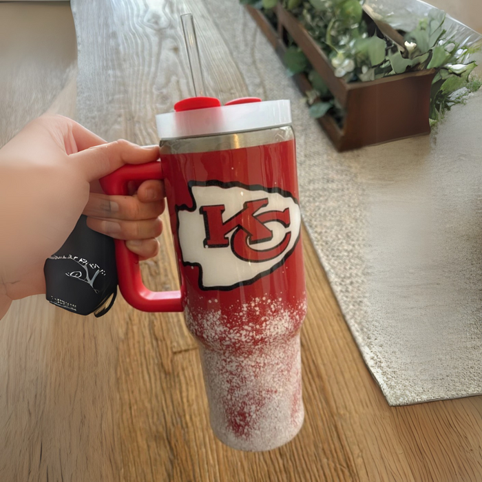 Kansas City Chiefs Football Team Logo Printed Tumbler