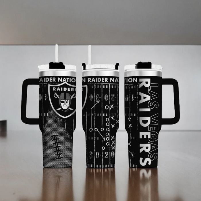 Las Vegas Raider Design 40oz Tumbler