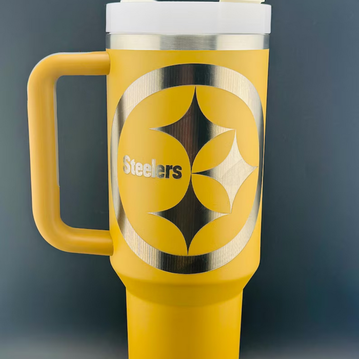 Steelers Themed Insulated Sports Tumbler