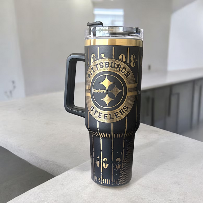 Pittsburgh Steelers Team Themed 40oz Tumbler