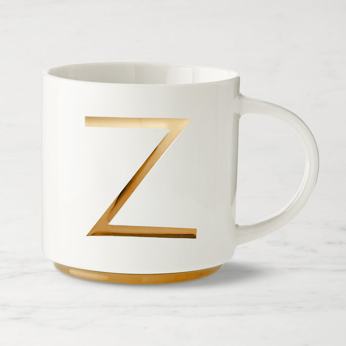 15oz Coffee Mug With A To Z Print - Mineral Mug