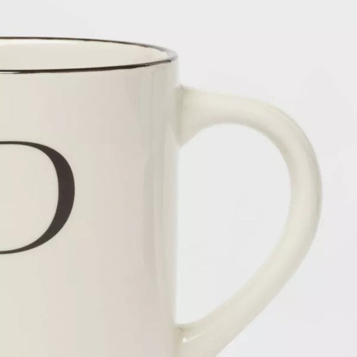 16oz Stoneware Monogram Mug