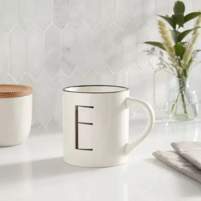 16oz Stoneware Monogram Mug