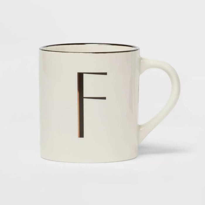 16oz Stoneware Monogram Mug