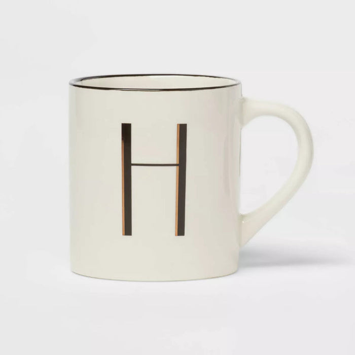 16oz Stoneware Monogram Mug