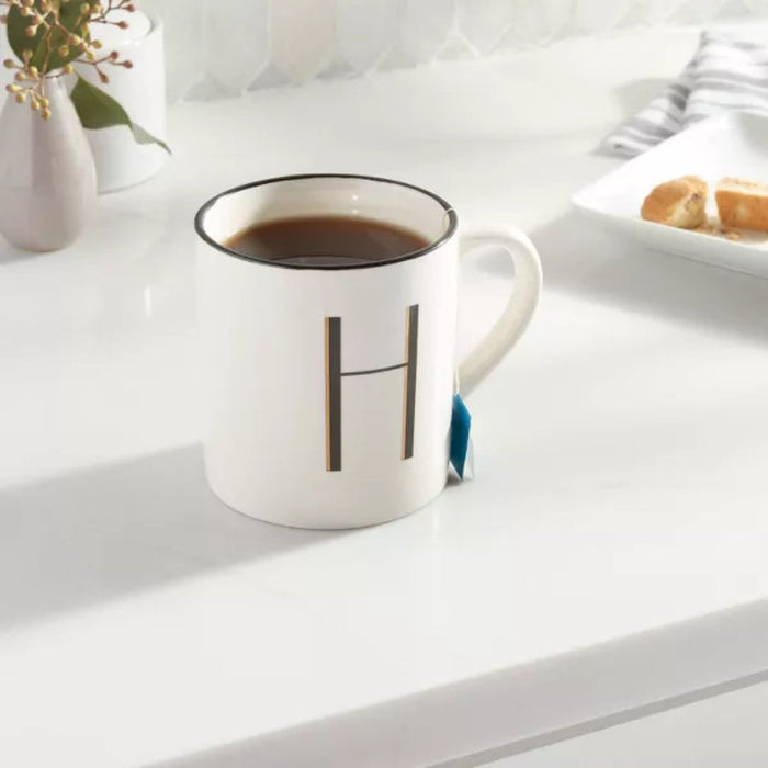 16oz Stoneware Monogram Mug