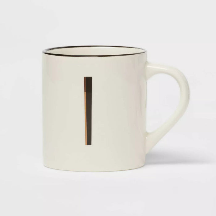 16oz Stoneware Monogram Mug