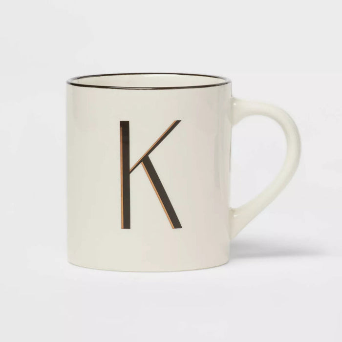 16oz Stoneware Monogram Mug