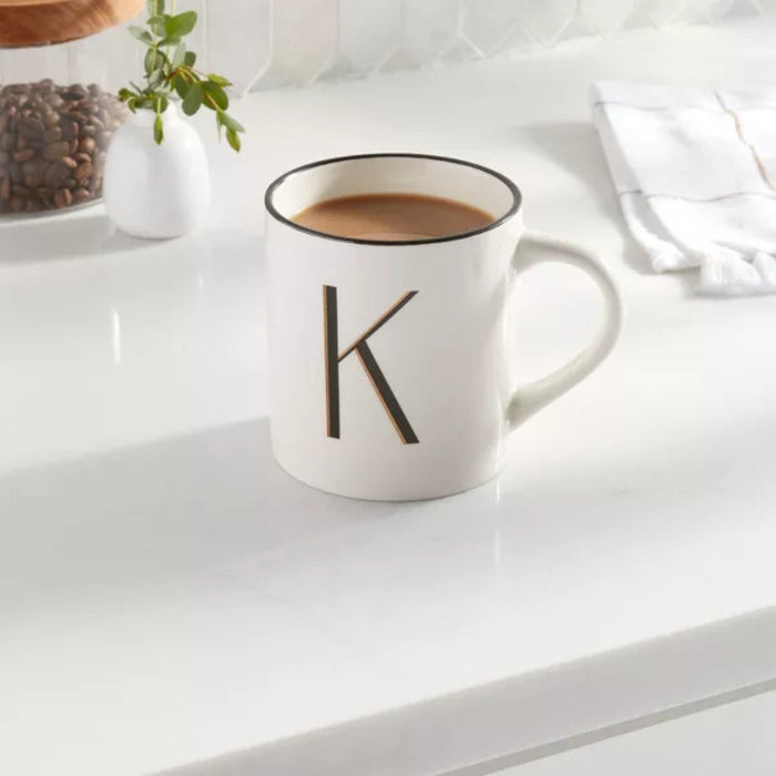 16oz Stoneware Monogram Mug