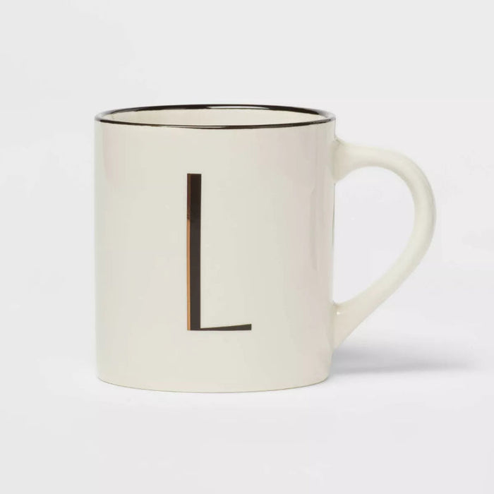 16oz Stoneware Monogram Mug