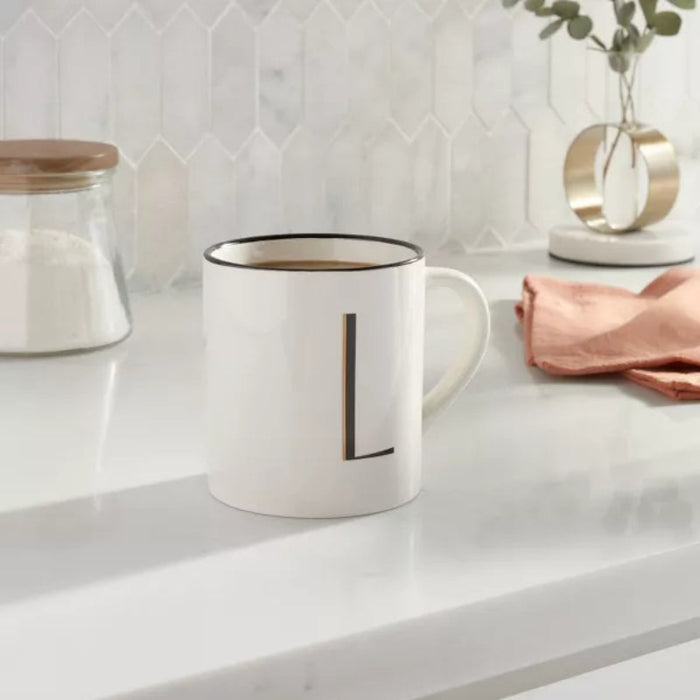 16oz Stoneware Monogram Mug