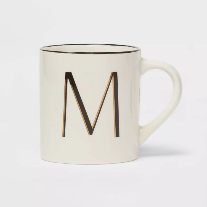 16oz Stoneware Monogram Mug