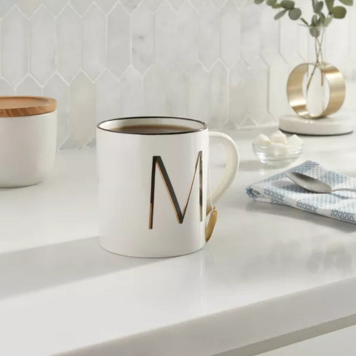 16oz Stoneware Monogram Mug