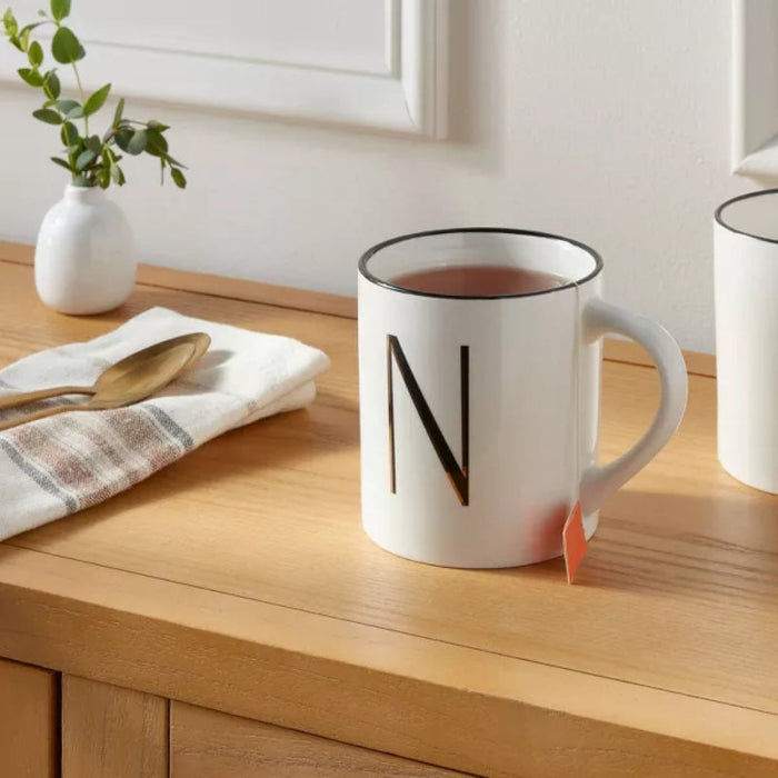 16oz Stoneware Monogram Mug