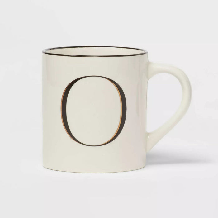 16oz Stoneware Monogram Mug