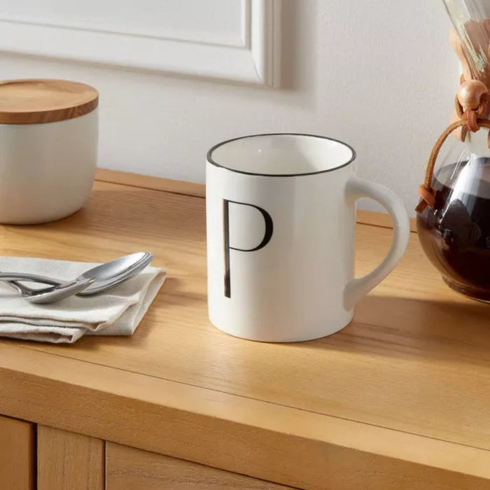 16oz Stoneware Monogram Mug