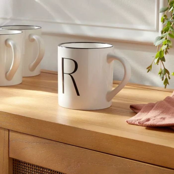 16oz Stoneware Monogram Mug