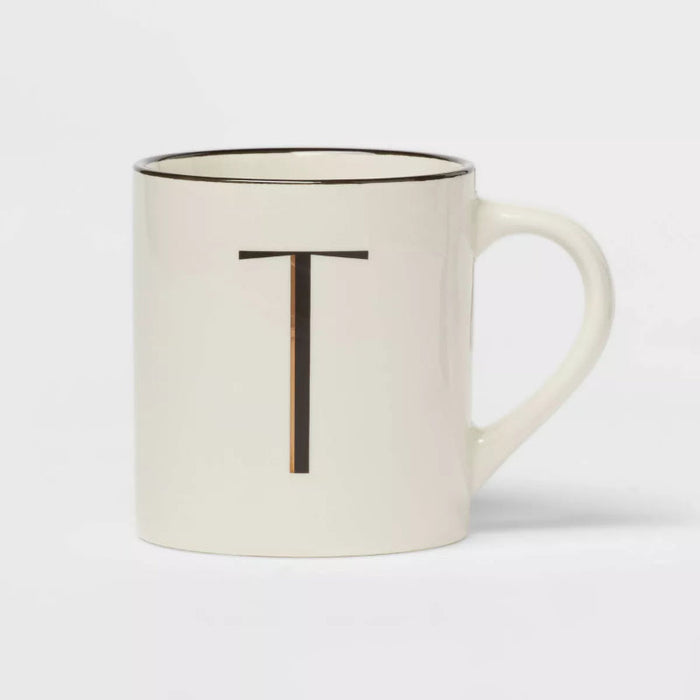 16oz Stoneware Monogram Mug