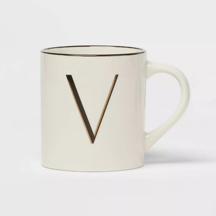 16oz Stoneware Monogram Mug