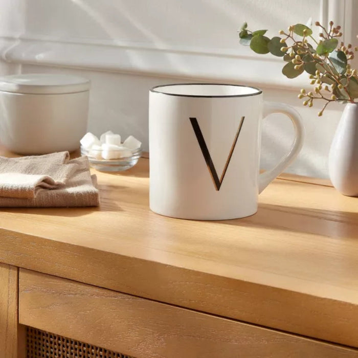 16oz Stoneware Monogram Mug