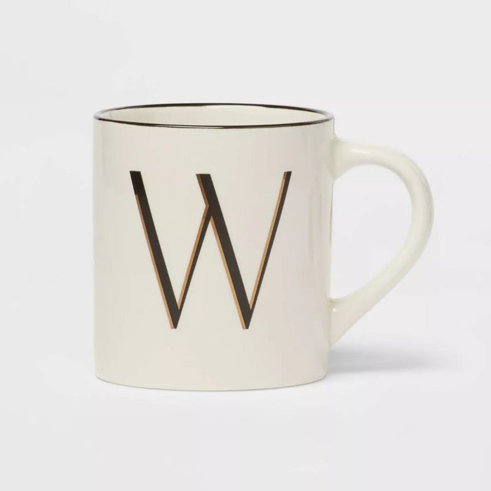 16oz Stoneware Monogram Mug