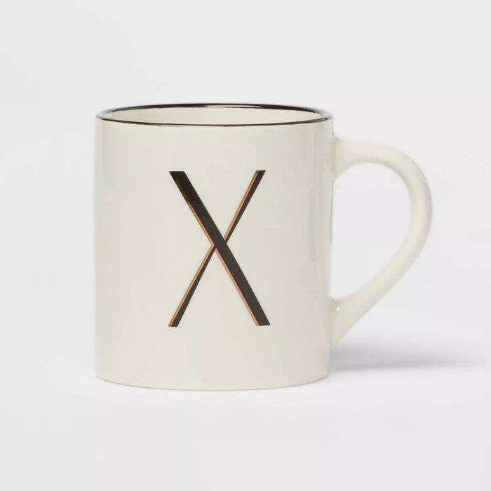 16oz Stoneware Monogram Mug