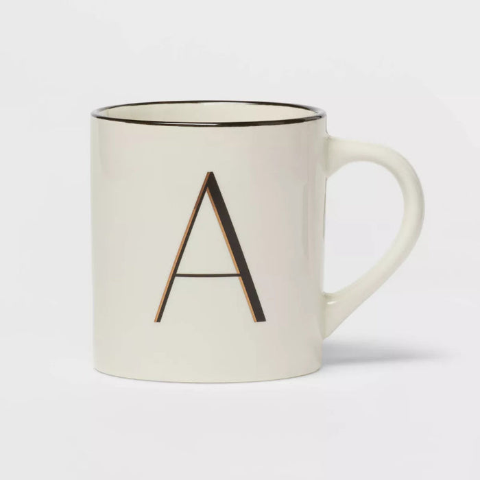 16oz Stoneware Monogram Mug