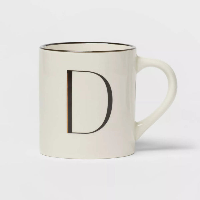 16oz Stoneware Monogram Mug