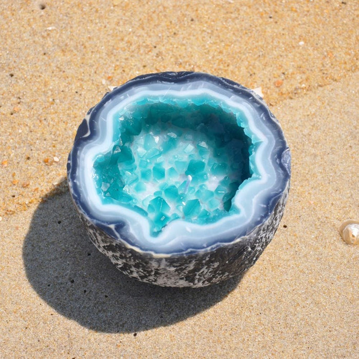 Geode Stone Inspired Decorative Candle