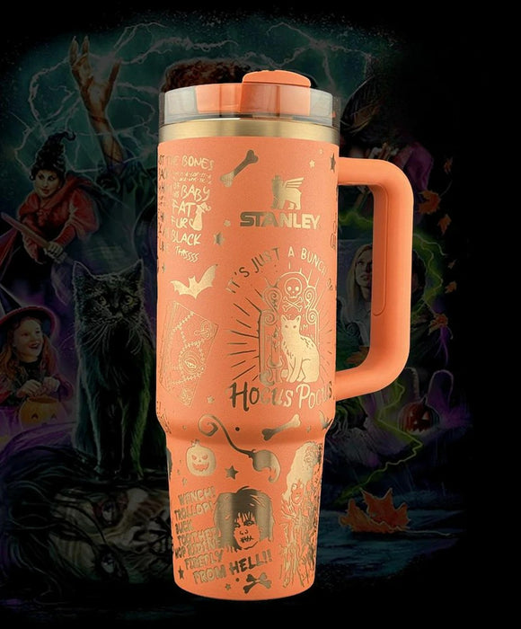 Hocus Pocus Theme Tumbler