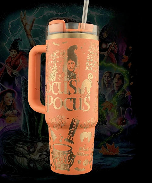 Hocus Pocus Theme Tumbler