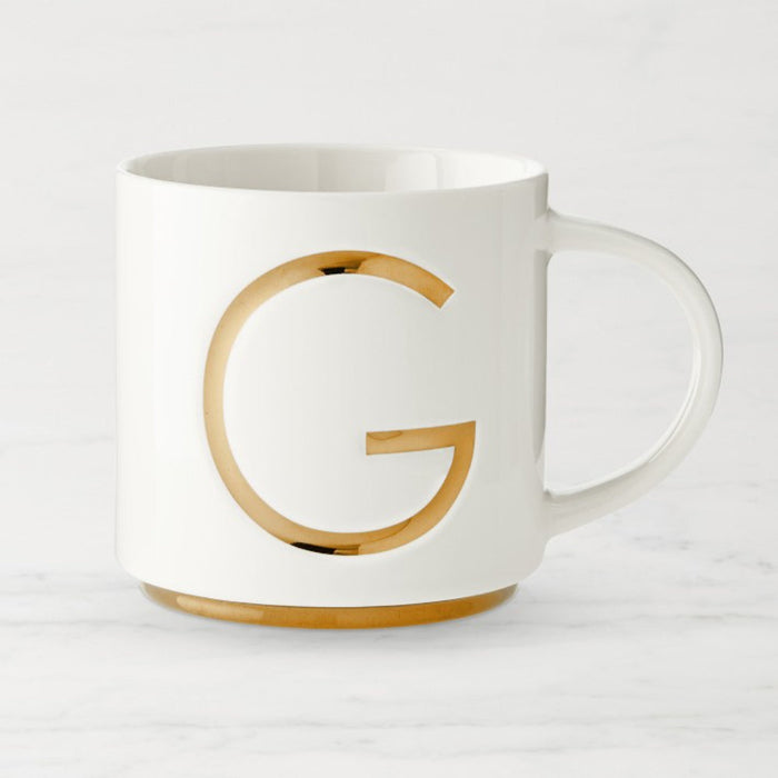 15oz Coffee Mug With A To Z Print - Mineral Mug
