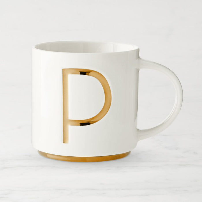 15oz Coffee Mug With A To Z Print - Mineral Mug