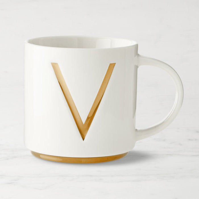 15oz Coffee Mug With A To Z Print - Mineral Mug