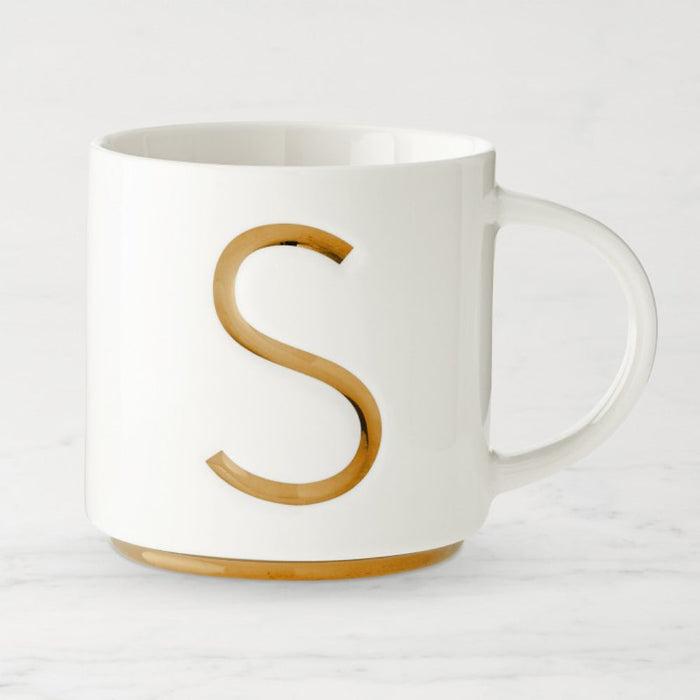 15oz Coffee Mug With A To Z Print - Mineral Mug