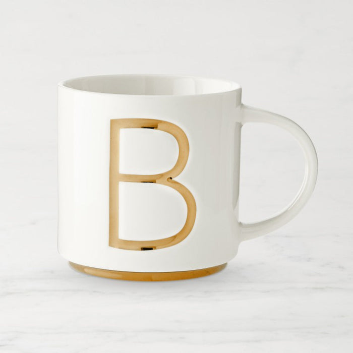 15oz Coffee Mug With A To Z Print - Mineral Mug