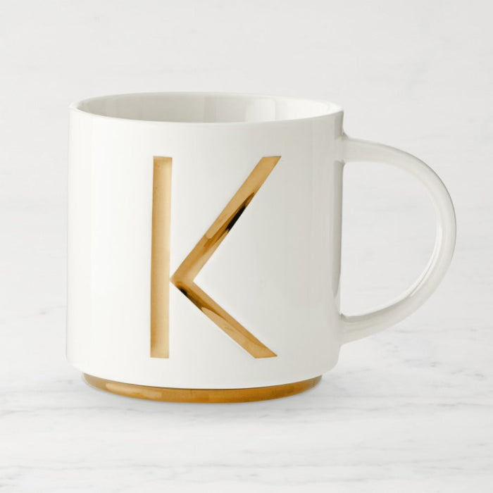 15oz Coffee Mug With A To Z Print - Mineral Mug