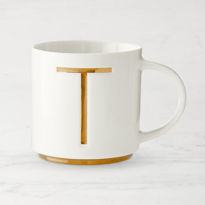 15oz Coffee Mug With A To Z Print - Mineral Mug