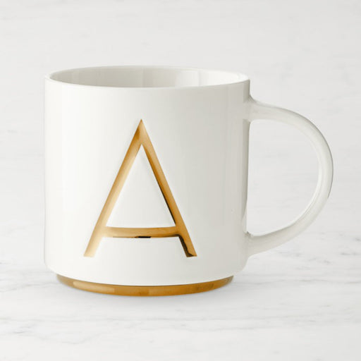 15oz Coffee Mug With A To Z Print - Mineral Mug