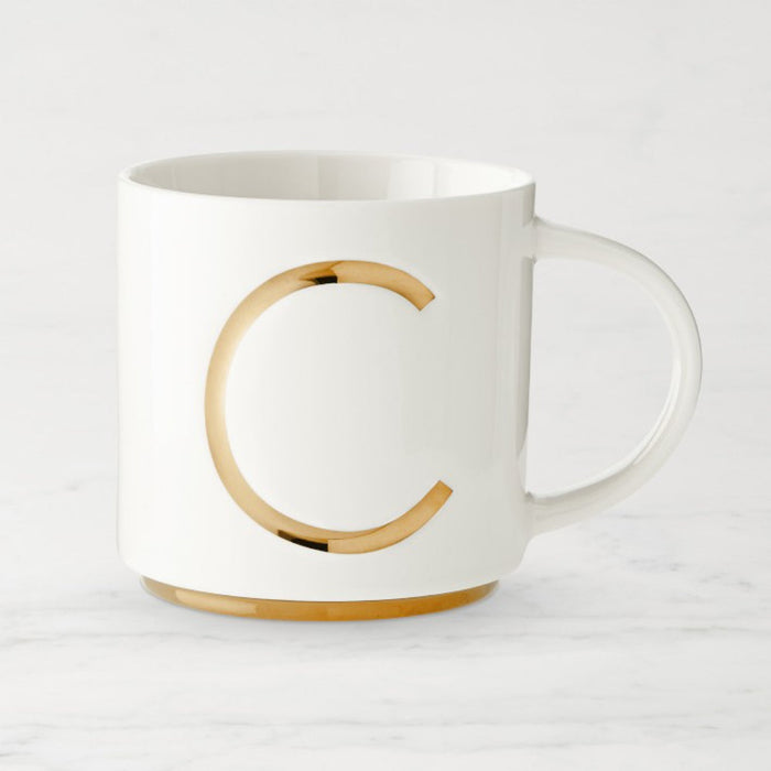 15oz Coffee Mug With A To Z Print - Mineral Mug