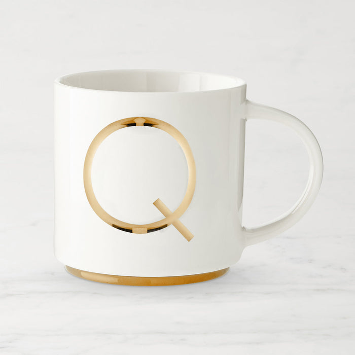 15oz Coffee Mug With A To Z Print - Mineral Mug